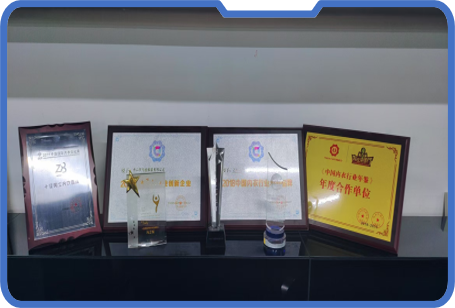 飞图服装荣誉奖牌展示 / Feitu awards display